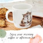 Fox Family Bedtime Kisses Mug - 14 oz