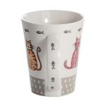 Cute Cat Mug Set for Animal Lovers - 4 Pack