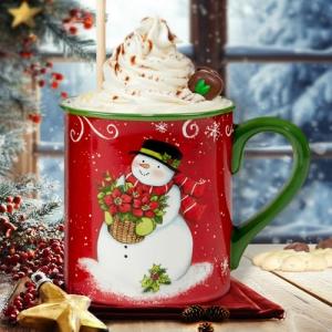 Holiday Magic Snowman Mugs - Set of 4