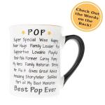 I Love My Pop Ceramic Coffee Mug - 16 oz