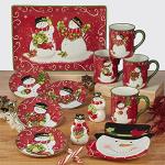 Holiday Magic Snowman Mugs - Set of 4