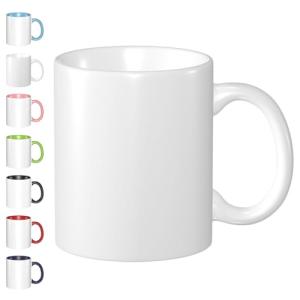 Custom Photo Text Ceramic Coffee Mug - 11 oz