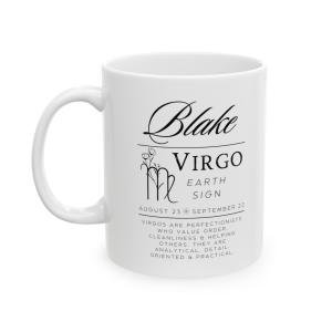Personalized Virgo Zodiac Mug 11oz Birthday Gift