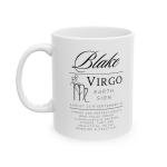 Personalized Virgo Zodiac Mug 11oz Birthday Gift