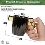 3D Pistol Design Ceramic Coffee Mug 12 OZ
