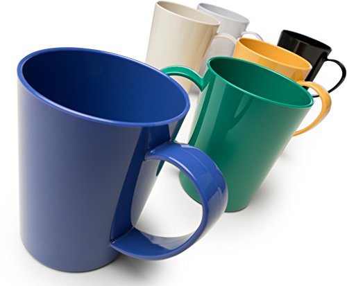 Ocean Blue Break-Resistant 8 oz Coffee Mug