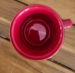 Red Plaid Heritage Stoneware Coffee Mug 14oz