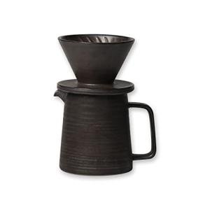 Handmade Stoneware Pour Over Coffee Maker Set
