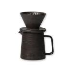 Handmade Stoneware Pour Over Coffee Maker Set