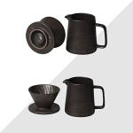 Handmade Stoneware Pour Over Coffee Maker Set