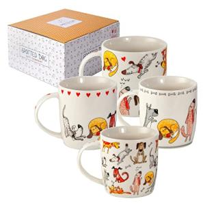 Dog Lover Coffee Mug Set for Hot Drinks