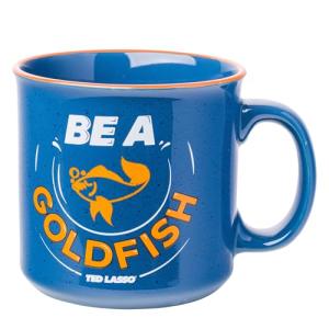 Ted Lasso "Be a Goldfish" Camper Mug, 20 oz