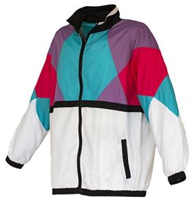 Retro Neon Windbreaker Funny Guy Coffee Mug