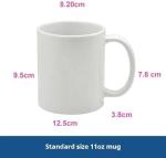 Custom Photo or Text Ceramic Coffee Mug 11 OZ