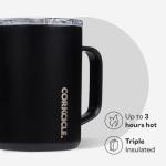 Corkcicle Insulated Coffee Mug – 16 oz Black