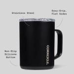 Corkcicle Insulated Coffee Mug – 16 oz Black