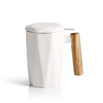 Sweejar Geometric Ceramic Tea Infuser Cup