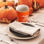 Thanksgiving Pumpkin Coffee Mugs - Set of 2