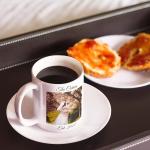 Custom Photo Name White Ceramic Coffee Mugs