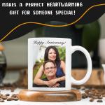 Custom Photo Name White Ceramic Coffee Mugs