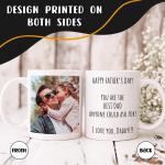 Custom Photo Name White Ceramic Coffee Mugs