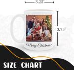 Custom Photo Name White Ceramic Coffee Mugs