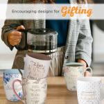 Inspirational Scripture Coffee Mug - 12 oz Caramel