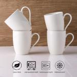 GBHOME 12oz Off White Ceramic Coffee Mugs Set