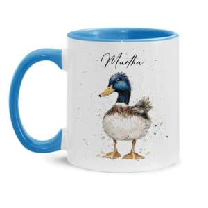 Personalized Duck Mug for Kids, Cute Animal Design
