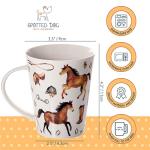Cute Horse Mug for Animal Lovers – 12.2oz