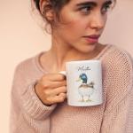 Personalized Duck Mug for Kids, Cute Animal Design