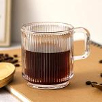 Clear Glass Mug with Bamboo Lid - 12.5 oz