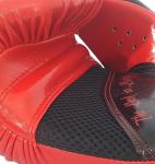 Ringside Black and Red Bag Gloves, S/M