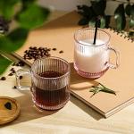 Clear Glass Mug with Bamboo Lid - 12.5 oz