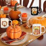 Maxdot 8-Piece Fall Thanksgiving Coffee Mug Set