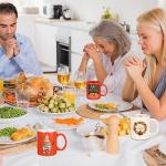 Maxdot 8-Piece Fall Thanksgiving Coffee Mug Set