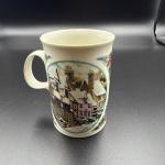 Christmas Village Snow Scene Stoneware Mug