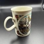 Christmas Village Snow Scene Stoneware Mug