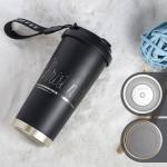Personalized Insulated Travel Coffee Mug with Straw