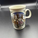 Christmas Village Snow Scene Stoneware Mug