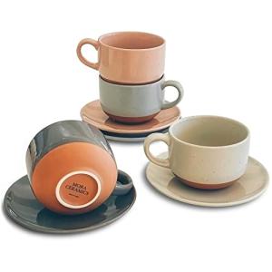 Mora 8oz Cappuccino Mug Set - 4 Pack