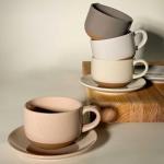 Mora 8oz Cappuccino Mug Set - 4 Pack
