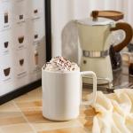 E-liu Large Porcelain Coffee Mug Set of 6