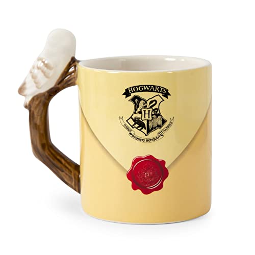 Harry Potter 20-Ounce Ceramic Mug with Hedwig Handle
