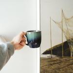 Bosmarlin 17 Oz Ceramic Coffee Mug Set of 4