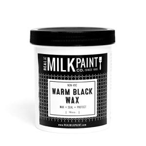 Warm Black Wood Wax for Finishing Furniture