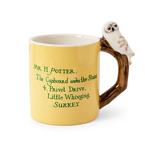 Harry Potter 20-Ounce Ceramic Mug with Hedwig Handle