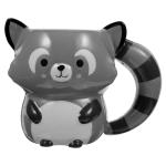 Adorable Raccoon Coffee Mug - 19oz Porcelain