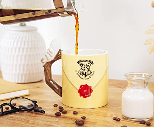 Harry Potter 20-Ounce Ceramic Mug with Hedwig Handle