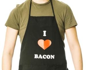 Funny Bacon Apron with Pockets for BBQ Fun
